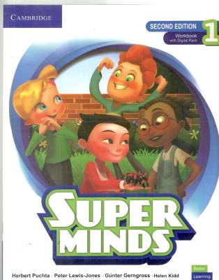 سوپر مایندز 1 - ویراست دوم   SUPER MINDS 1 SD + WِD + DVD  ( کمبریج )