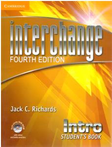 INTERCHANGE  INTRO  FOURTH EDITION  - اینترچنج اینترو ویراست چهارم 4