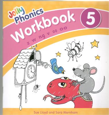 JOLLY PHONICS work book 5 zwngvoooo  - جولی فونیکس اکتیویتی بوک 5