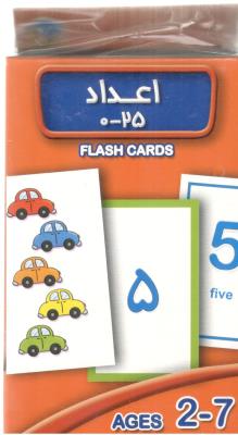 فلش کارت - آموزش اعداد  25 - 0 ( ققنوس )