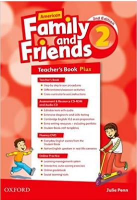 تیچر بوک  آمریکن فمیلی اند فرندز - ویرایش یک     2      American  Family and Friends  Teachers book + CD