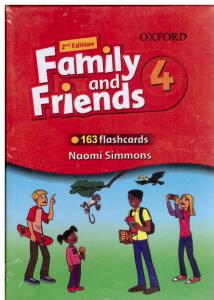فلش کارت فمیلی اند فرندز  - بریتیش     4      FLASHCARDS FAMILY AND FRIENDS  2 ND EDITION