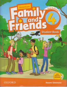 فمیلی اند فرندز - امریکن     4     American Family and Friends second edition + CD + WB