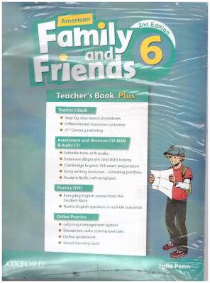 تیچر بوک فمیلی اند فرندز - ویرایش دوم     6      American  Family and Friends 2nd Teachers book plus + CD