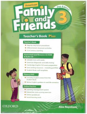 تیچر بوک فمیلی اند فرندز - ویرایش دوم     3      American  Family and Friends 2nd Teachers book plus + CD