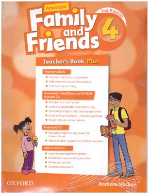 تیچر بوک فمیلی اند فرندز - ویرایش دوم     4      American  Family and Friends 2nd Teachers book plus + CD
