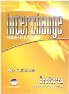teachers edition interchange  - تیچربوک اینترچنج اینترو
