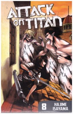 مانگا انگلیسی - حمله به تایتان ATTACK ON TITAN 8 ( تک )