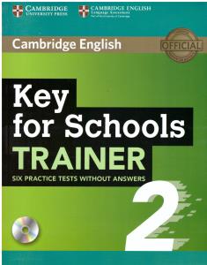 cambridge english key for schools trainer 2   کمبریج انگلیش کی فور اسکول ترینر 2