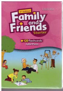 فلش کارت فمیلی اند فرندز استارتر - بریتیش ویرایش دوم           FLASHCARDS FAMILY AND FRIENDS starter 2 ND EDITION