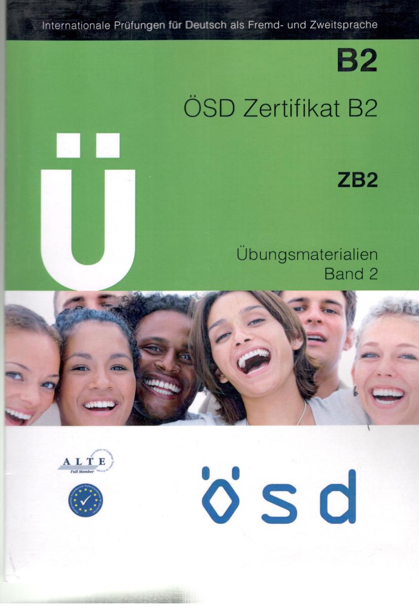 کتاب آزمون آلمانی OSD Zertifikat B2 ZB2  Ubungsmaterialien Band 2 + Audio