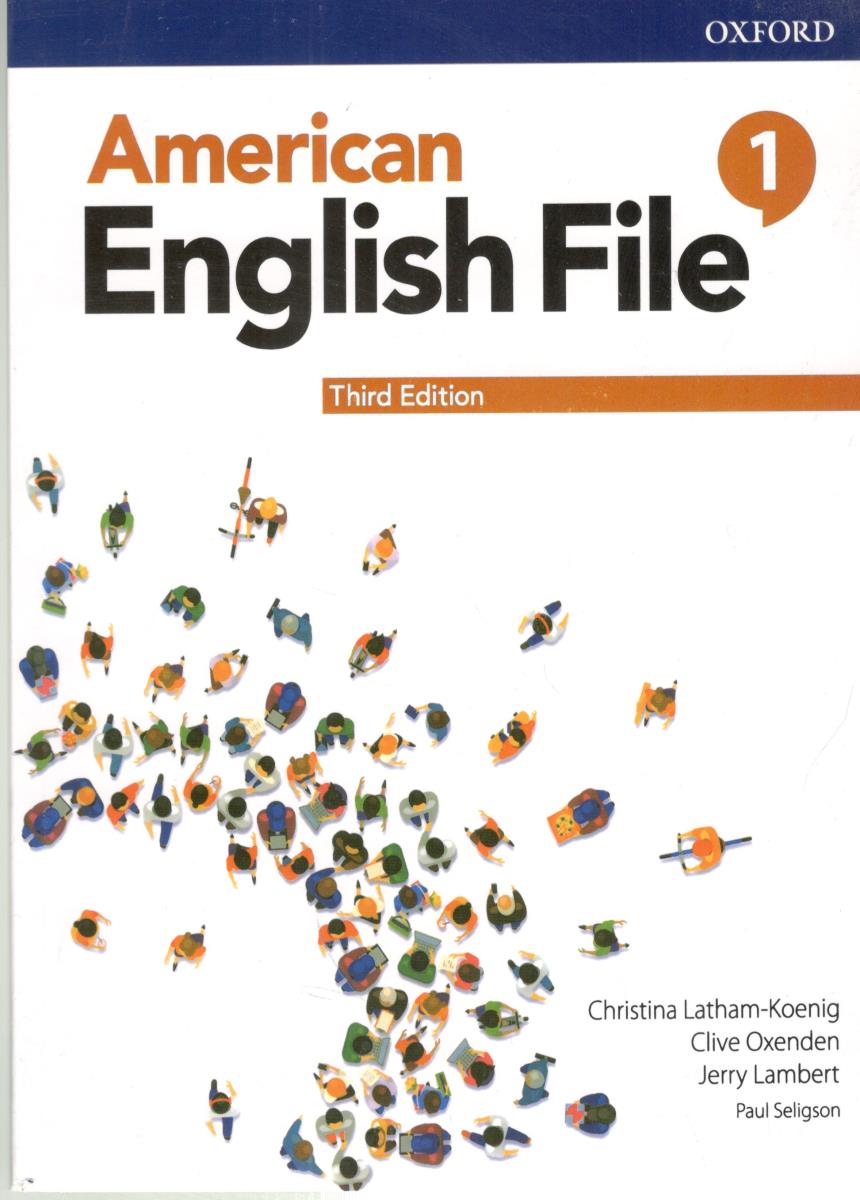 American English File 1 Sb +Wb+ + Qr- DIgest  کتاب امریکن انگلیش فایل 1ویرایش 3 سوم