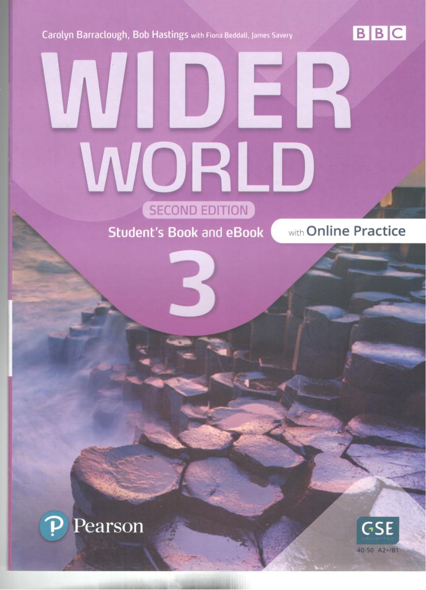WIDER  WORLD 3 SECOND EDITION  ( SB + WB ) + QR CODE