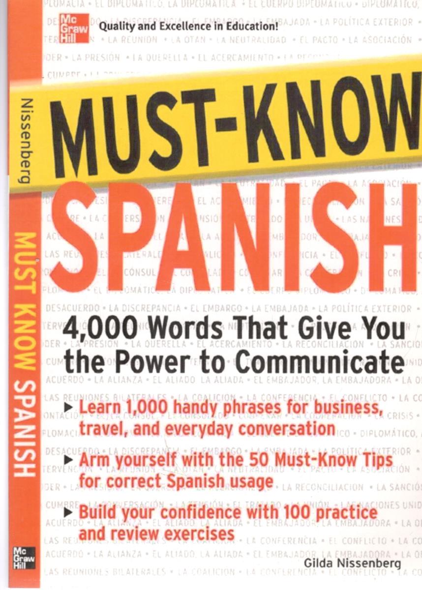 MUST - KNOW SPANISH ( MC GRAW HILL ) MUST - KNOW SPANISH ( MC GRAW HILL )