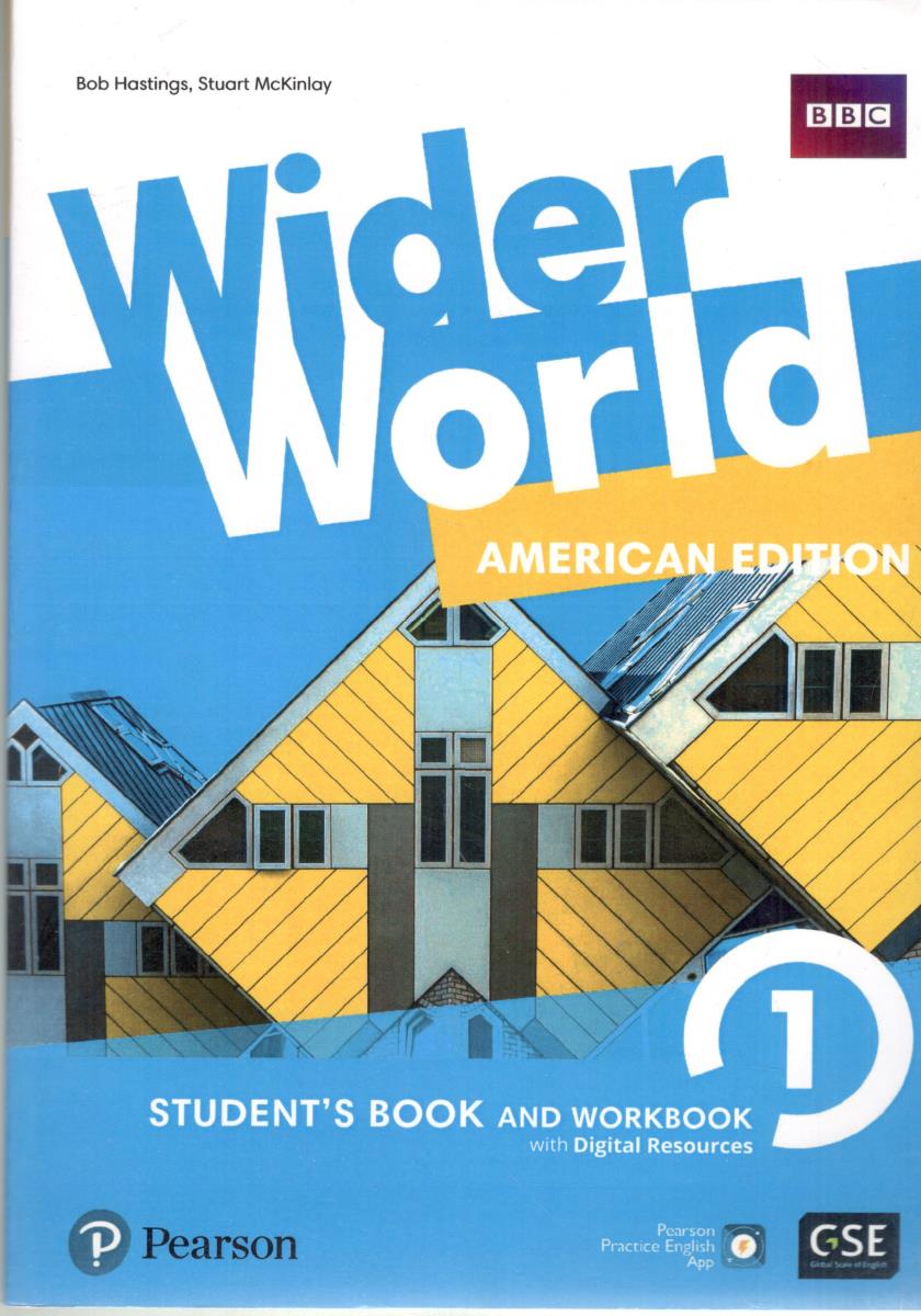 WIDER  WORLD 1 AMERICAN EDITION  ( SB + WB ) + QR CODE