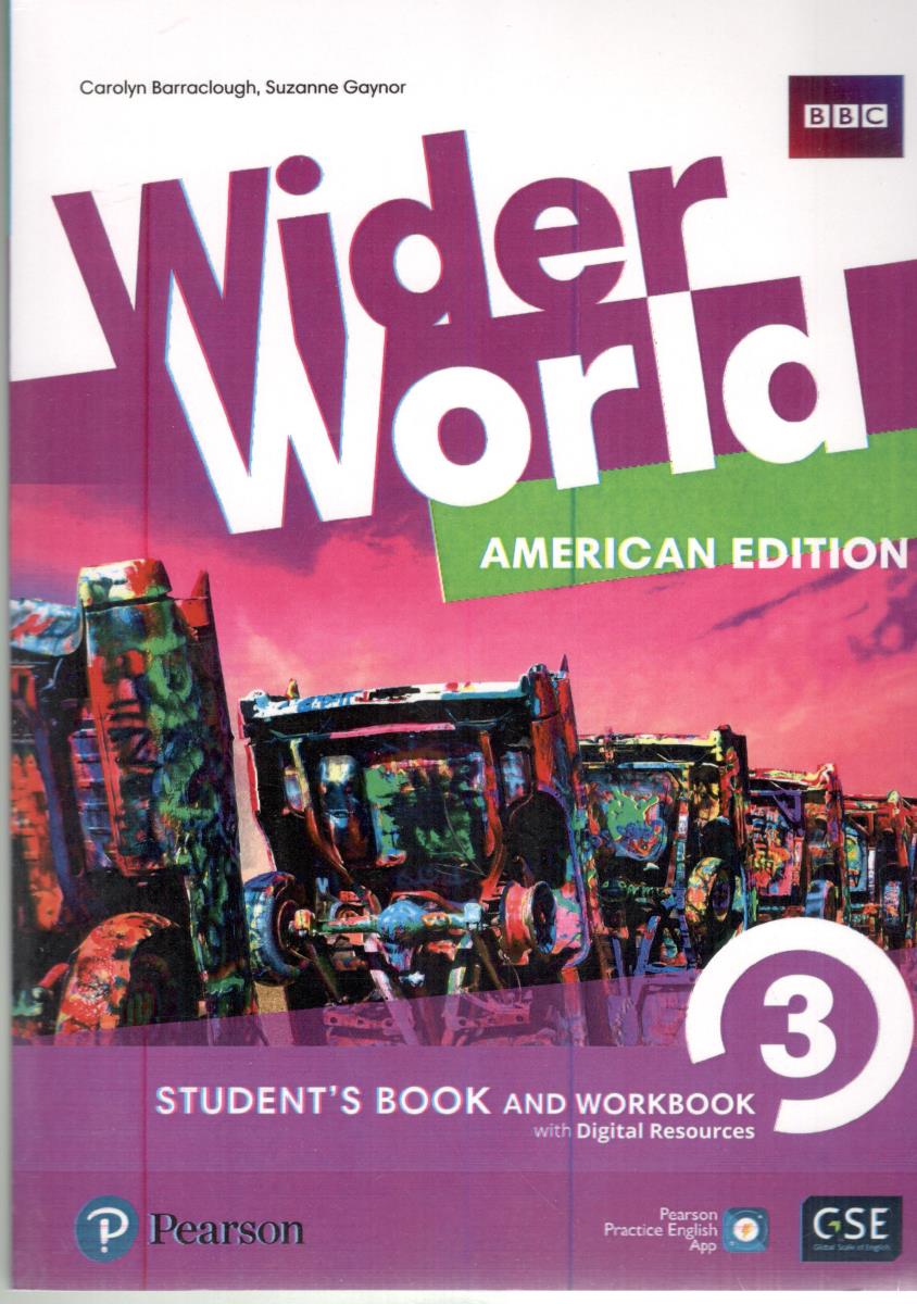 WIDER  WORLD 3 AMERICAN EDITION  ( SB + WB ) + QR CODE