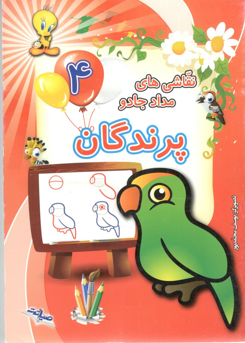 نقاشی های مداد جادو 4 پرندگان ( صیانت )