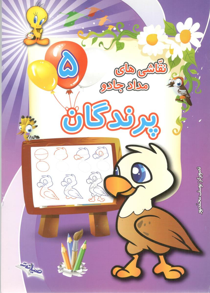 نقاشی های مداد جادو 5 پرندگان ( صیانت )