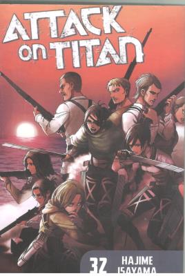 مانگا انگلیسی - ATTACK ON TITAN 32 - حمله به تایتان  ( اورجینال )