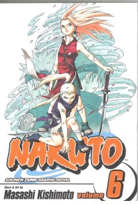 مانگا انگلیسی - انیمه ناروتو NARUTO 6  ( مات )
